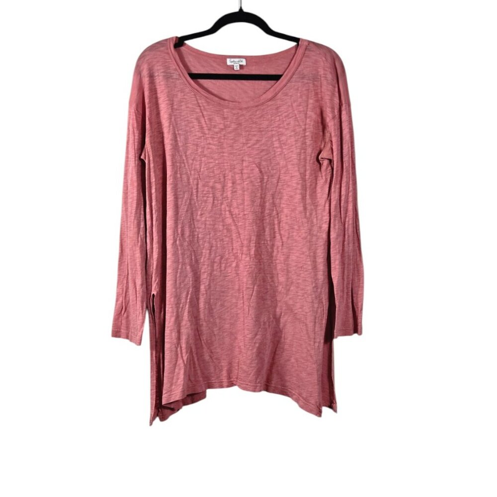 Splendid Size Medium Women's T-Shirt Long Sleeve Pink Mauve